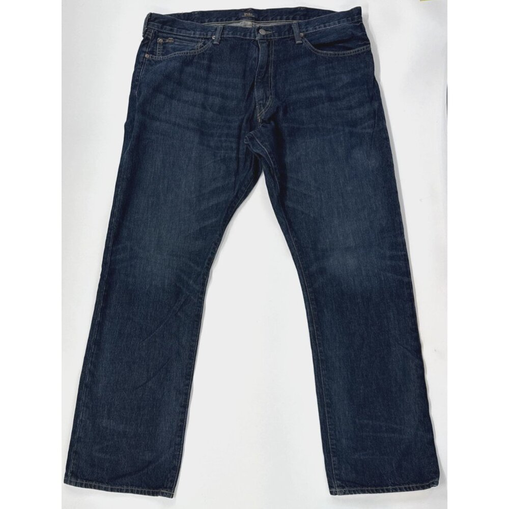 Polo Ralph Lauren Jeans Mens 40 Blue Denim Hampton Relaxed Straight 40x33